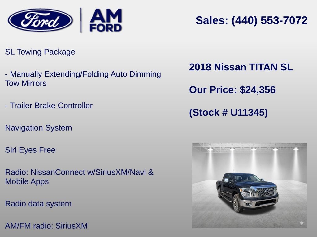 Used 2018 Nissan Titan SL w/ Texas Titan Edition AWD/4WD image 12