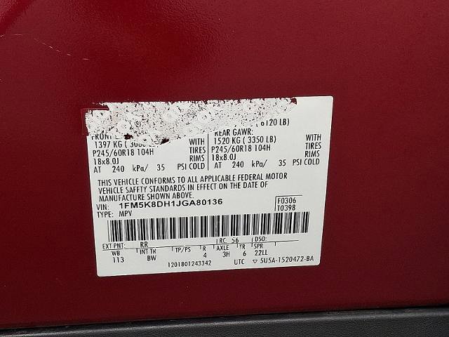 Certified 2018 Ford Explorer XLT w/ Equipment Group 202A image 27