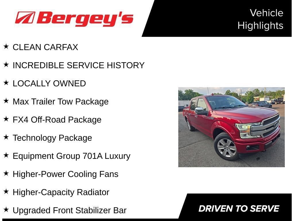 Certified 2018 Ford F150 Platinum w/ Equipment Group 701A Luxury AWD/4WD image 6