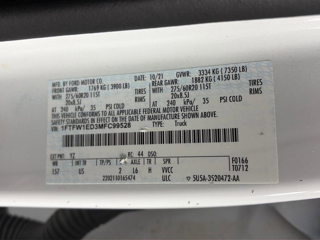 Certified 2021 Ford F150 XLT w/ Equipment Group 302A High image 9