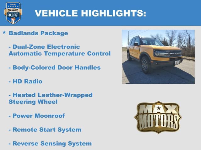 Certified 2021 Ford Bronco Sport Badlands w/ Badlands Package image 13