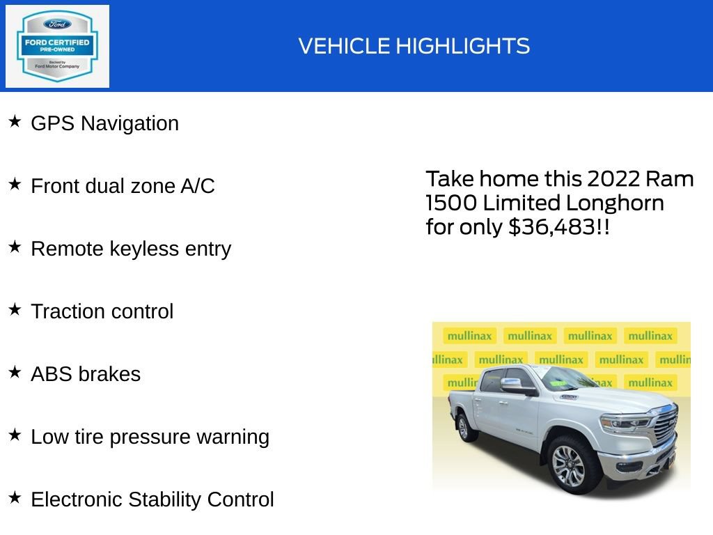 Used 2022 RAM 1500 Limited AWD/4WD image 18