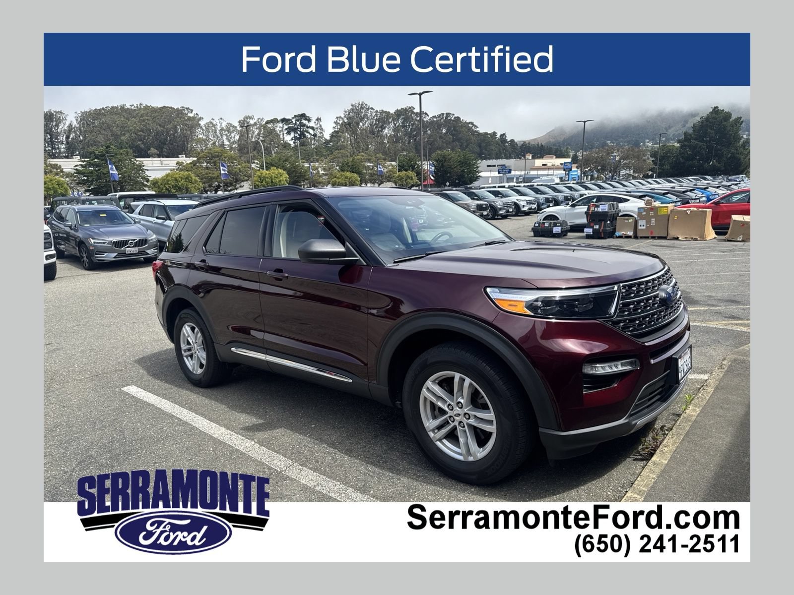 Certified 2022 Ford Explorer XLT w/ Equipment Group 202A AWD/4WD image 1