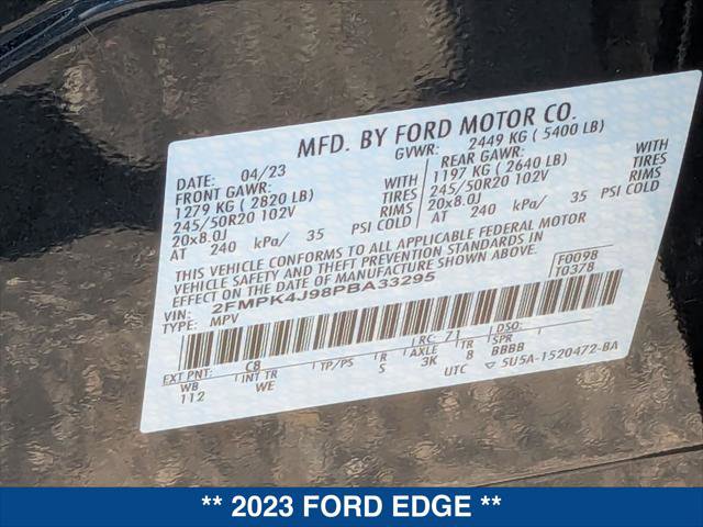 Certified 2023 Ford Edge ST-Line AWD/4WD image 23