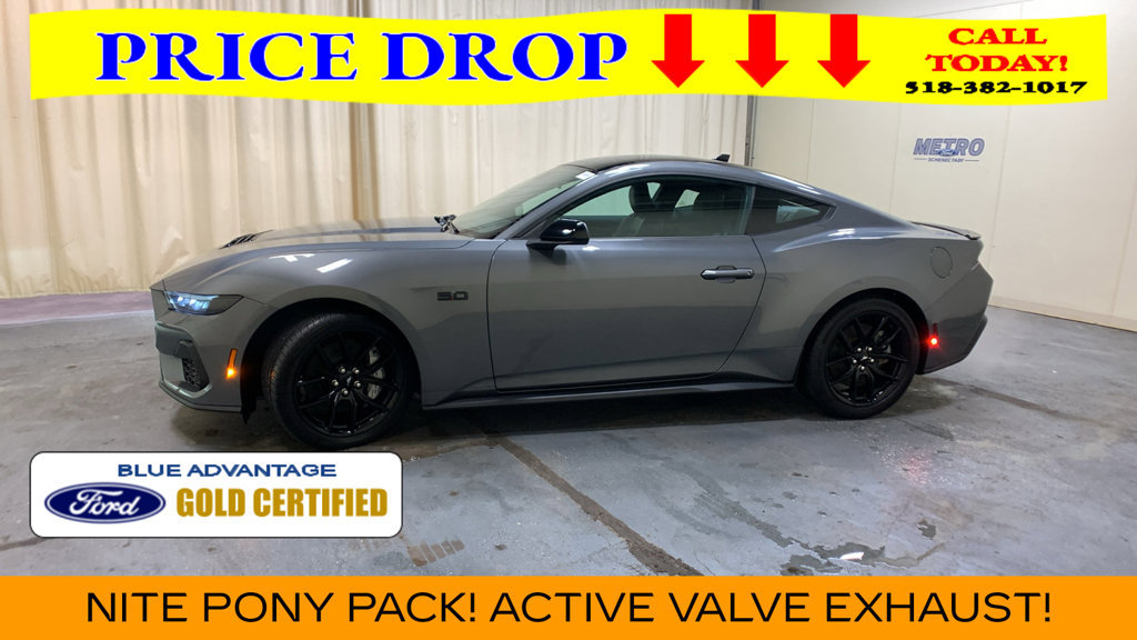 Certified 2025 Ford Mustang GT Premium w/ Mustang Nite Pony Package RWD image 6