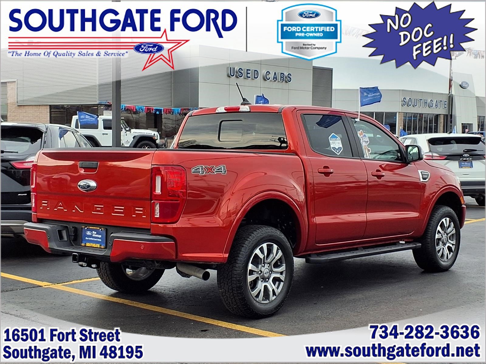 Certified 2023 Ford Ranger Lariat w/ Trailer Tow Package image 3