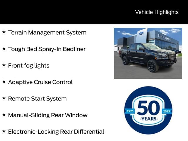 Certified 2023 Ford Ranger XLT w/ Equipment Group 302A High image 31