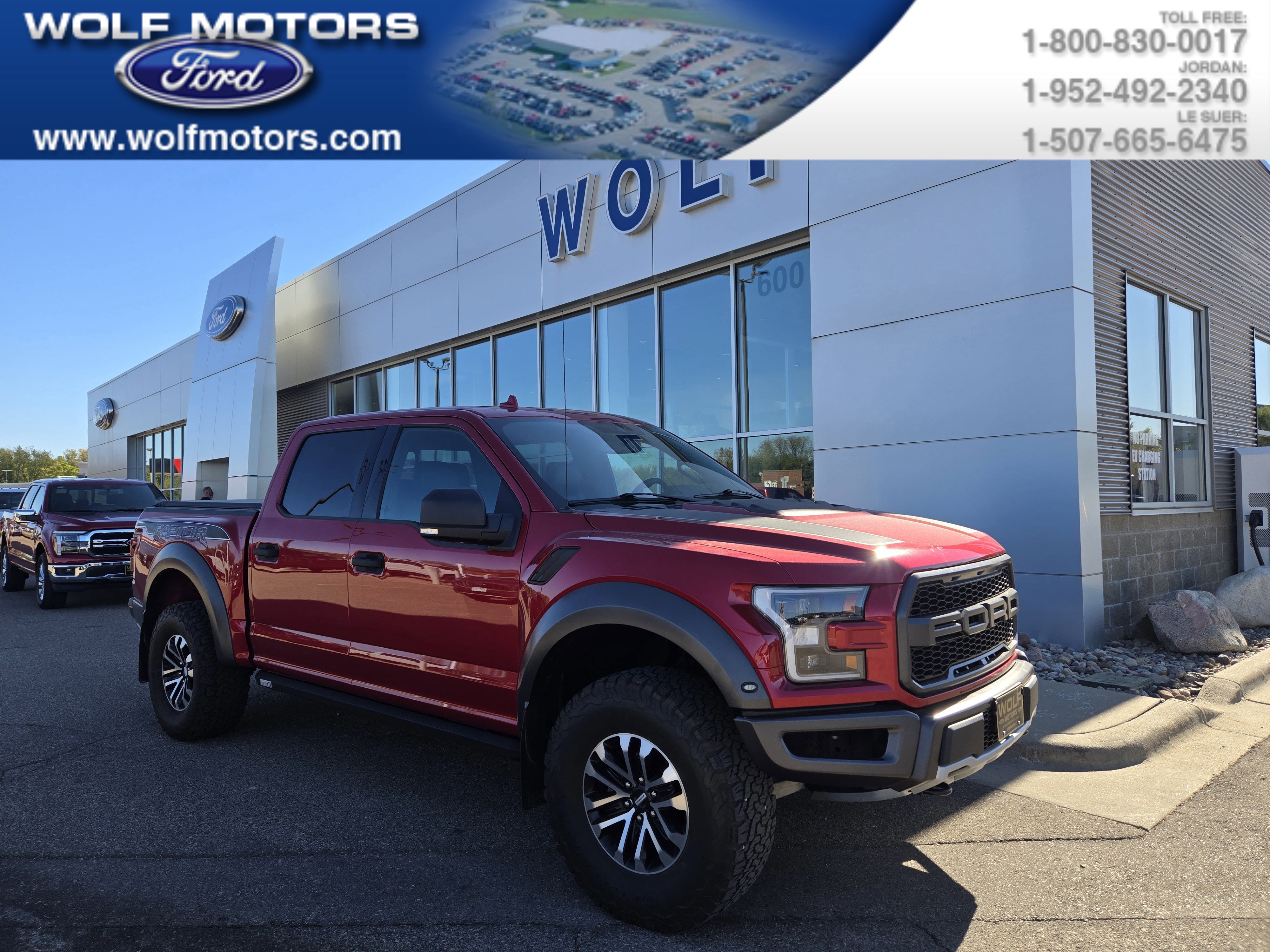 Certified 2020 Ford F150 Raptor w/ Equipment Group 801A Mid image 7