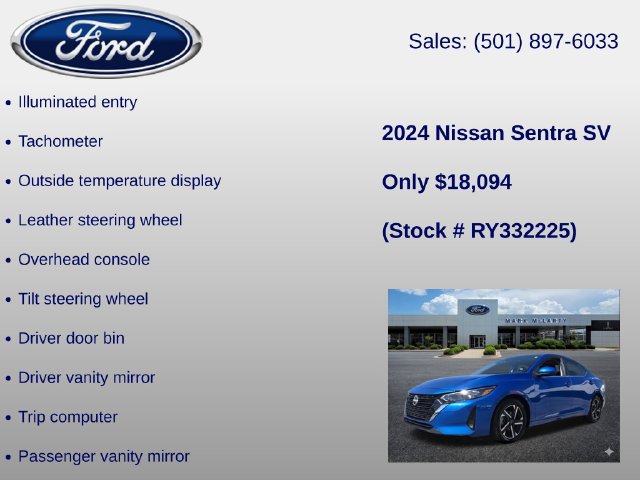 Used 2024 Nissan Sentra SV FWD image 30
