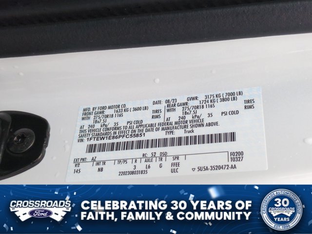 Certified 2023 Ford F150 Tremor w/ Equipment Group 402A High AWD/4WD image 38