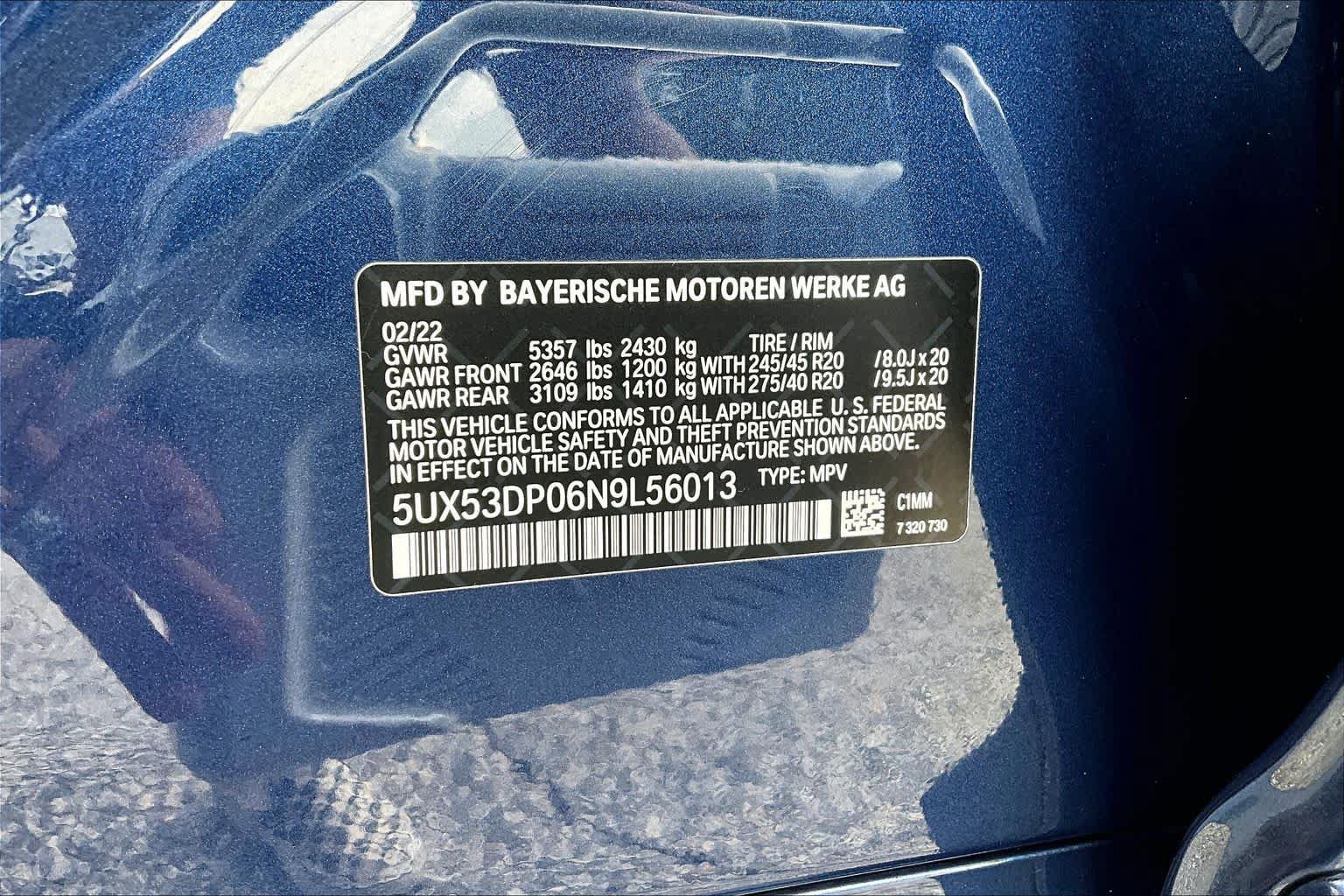 Used 2022 BMW X3 xDrive30i w/ M Sport Package 2 AWD/4WD image 34