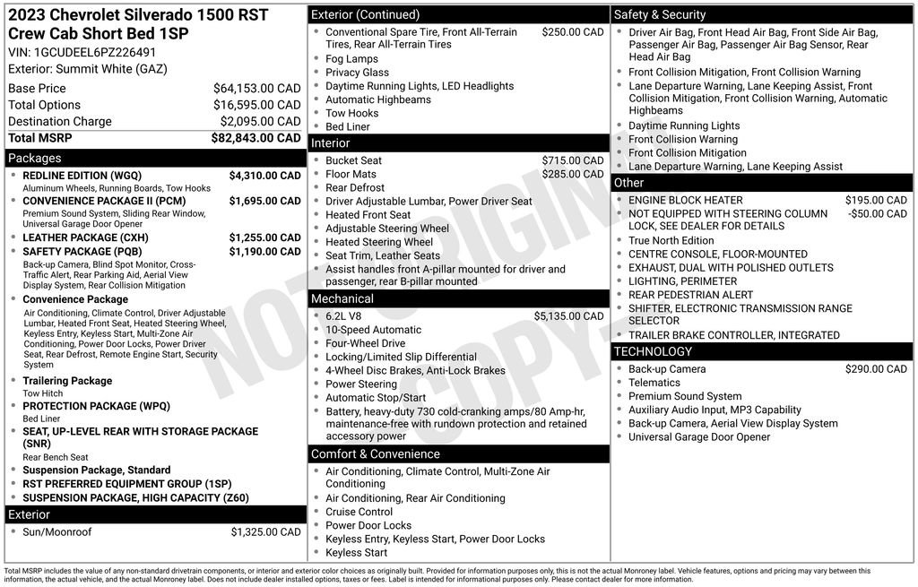 Used 2023 Chevrolet Silverado 1500 RST w/ Redline Edition AWD/4WD image 34
