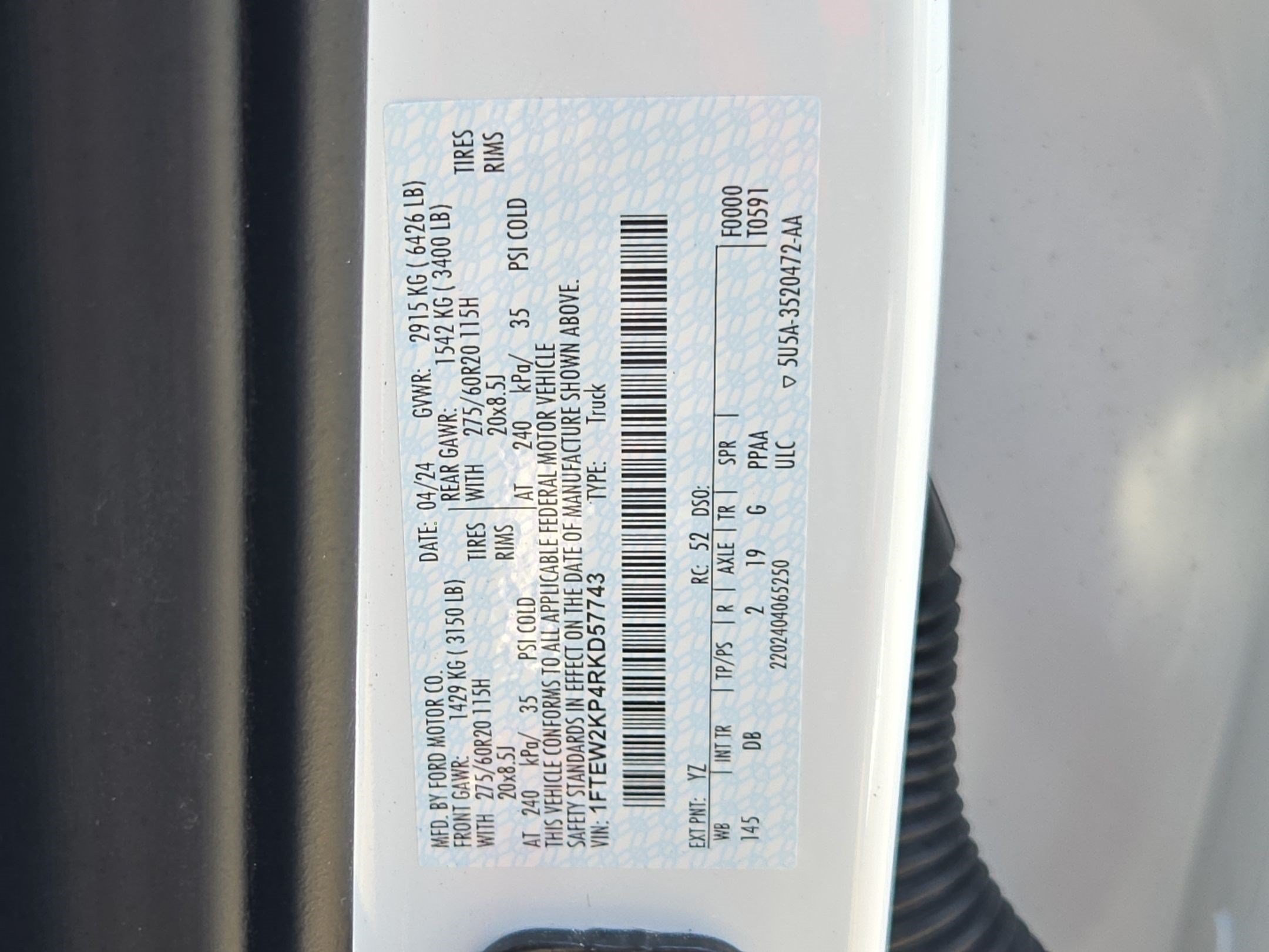 Certified 2024 Ford F150 STX RWD image 30