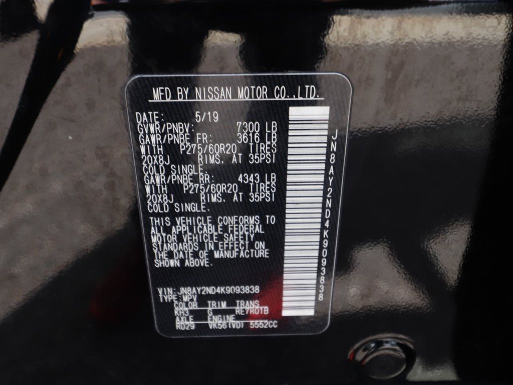 Used 2019 Nissan Armada SL w/ Premium Package RWD image 28