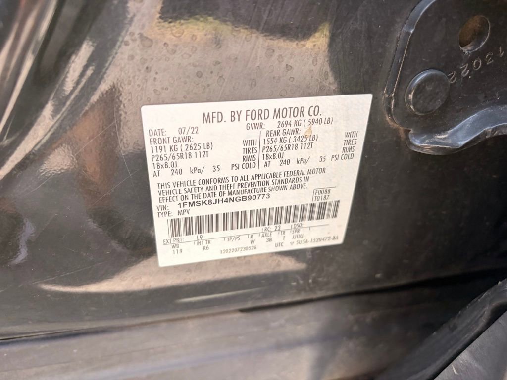 Certified 2022 Ford Explorer Timberline AWD/4WD image 16