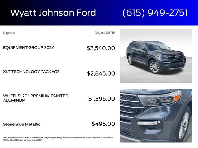 Certified 2024 Ford Explorer XLT w/ Equipment Group 202A AWD/4WD image 5