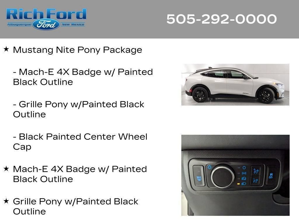 Certified 2023 Ford Mustang Mach-E Premium w/ Mustang Nite Pony Package AWD/4WD image 54