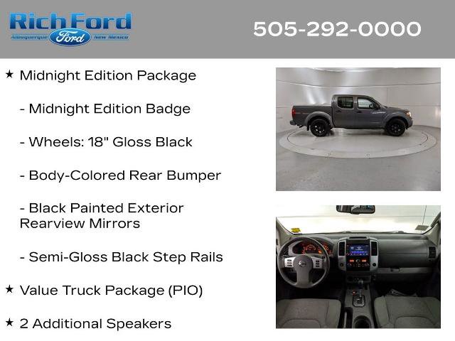 Used 2021 Nissan Frontier SV w/ Midnight Edition Floor Mats image 31