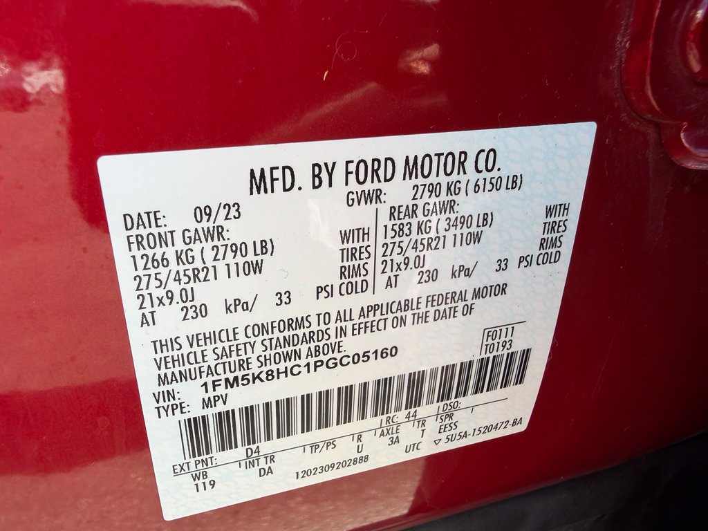Certified 2023 Ford Explorer Platinum w/ Technology Package AWD/4WD image 55