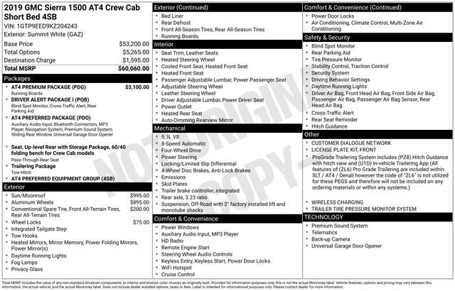 Used 2019 GMC Sierra 1500 AT4 w/ AT4 Premium Package image 11