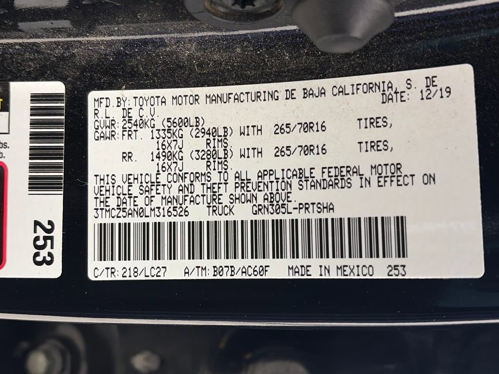 Used 2020 Toyota Tacoma TRD Off-Road w/ TRD Premium Off Road Package image 9