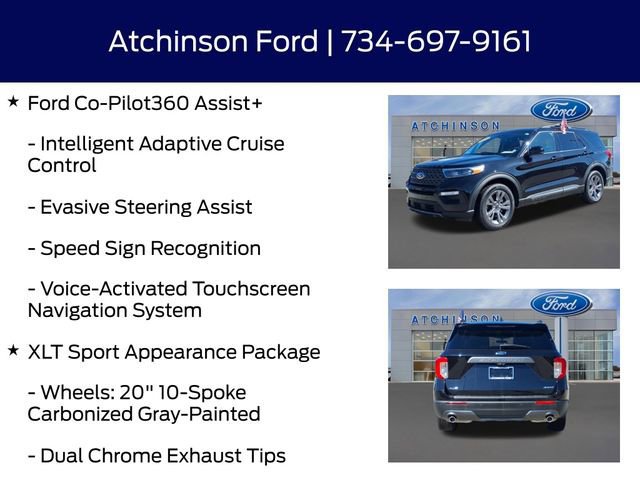 Certified 2024 Ford Explorer XLT w/ Equipment Group 202A image 17