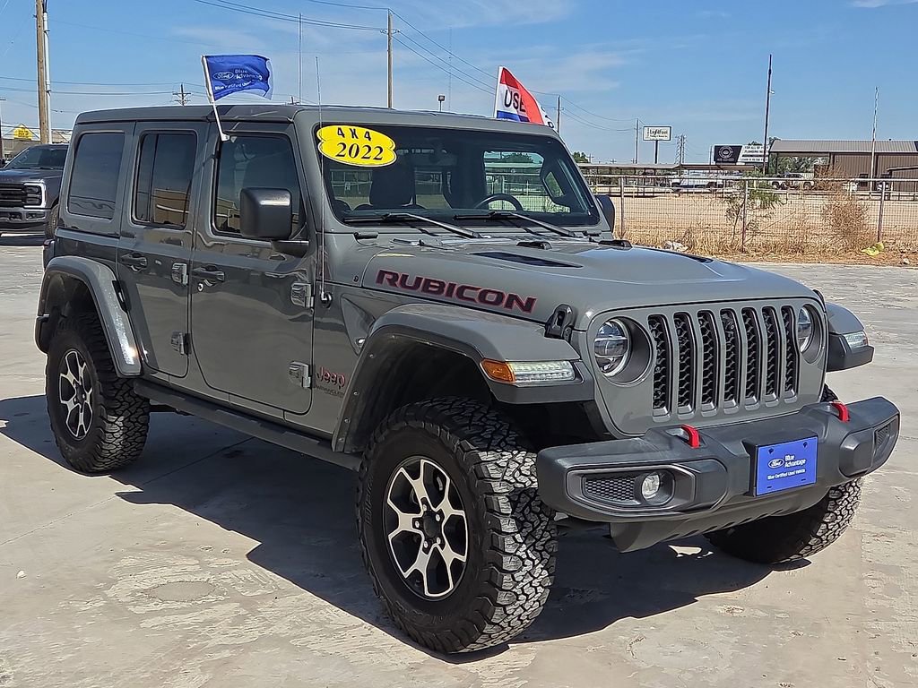 Used 2022 Jeep Wrangler Unlimited Rubicon w/ LED Lighting Group AWD/4WD image 7