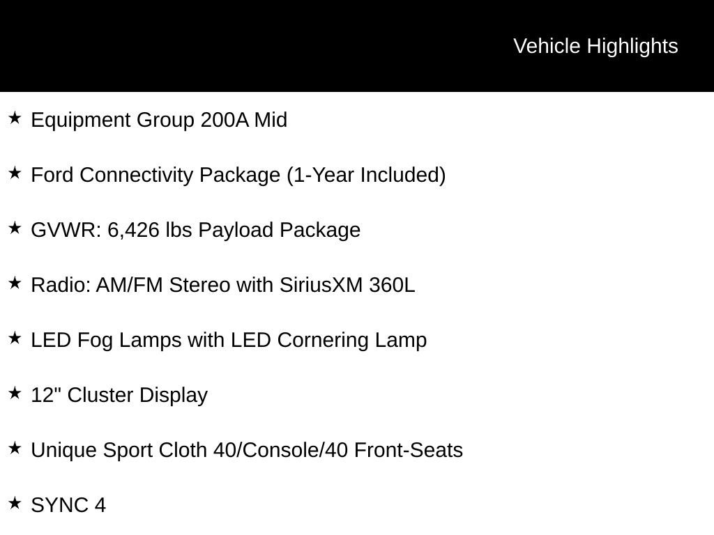 Certified 2026 Ford F150 STX w/ Equipment Group 200A RWD image 5