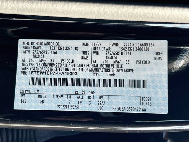 Certified 2023 Ford F150 XLT w/ Equipment Group 302A High AWD/4WD image 40