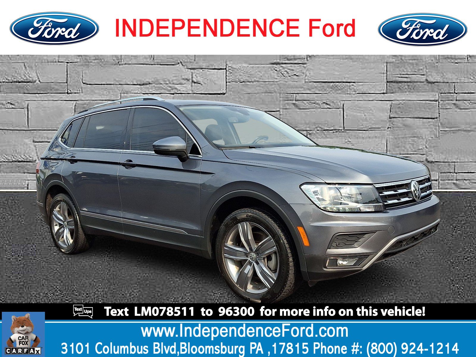 Used 2020 Volkswagen Tiguan SEL AWD/4WD image 1