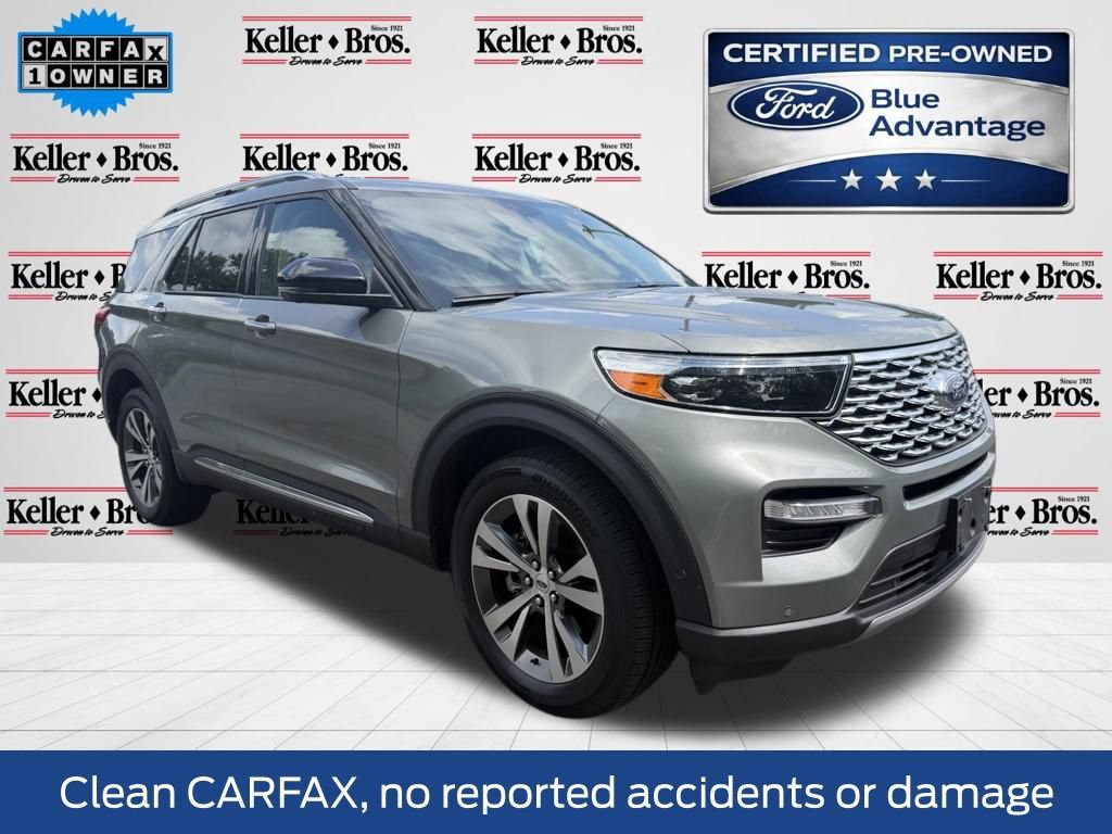 Certified 2020 Ford Explorer Platinum w/ Premium Technology Package