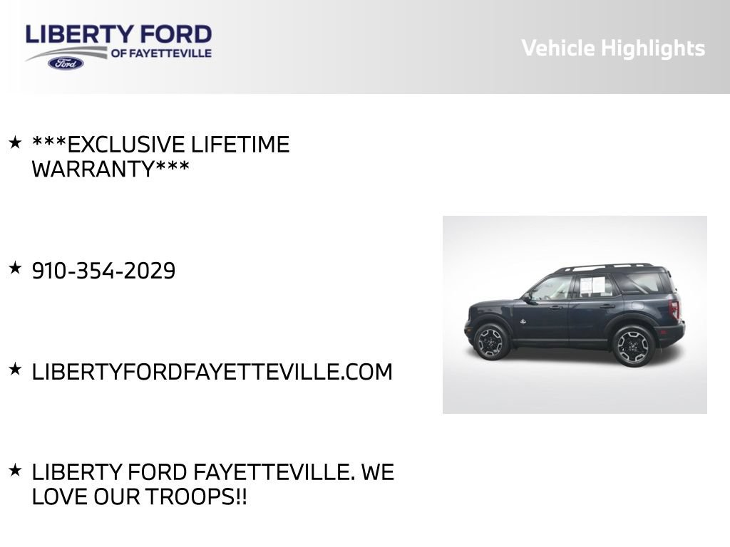 Certified 2022 Ford Bronco Sport Outer Banks w/ Tech Package AWD/4WD image 5