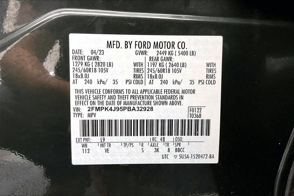 Certified 2023 Ford Edge SEL w/ Convenience Package AWD/4WD image 35