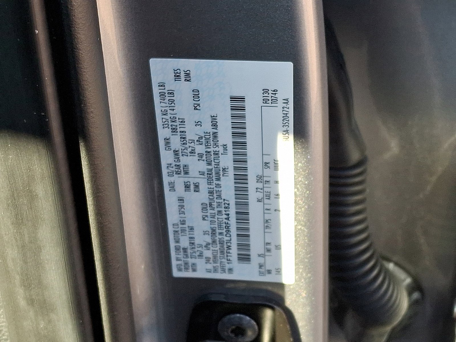 Certified 2024 Ford F150 XLT w/ Mobile Office Package image 27