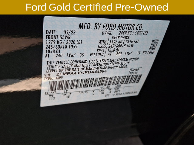 Certified 2023 Ford Edge SEL w/ Convenience Package AWD/4WD image 33