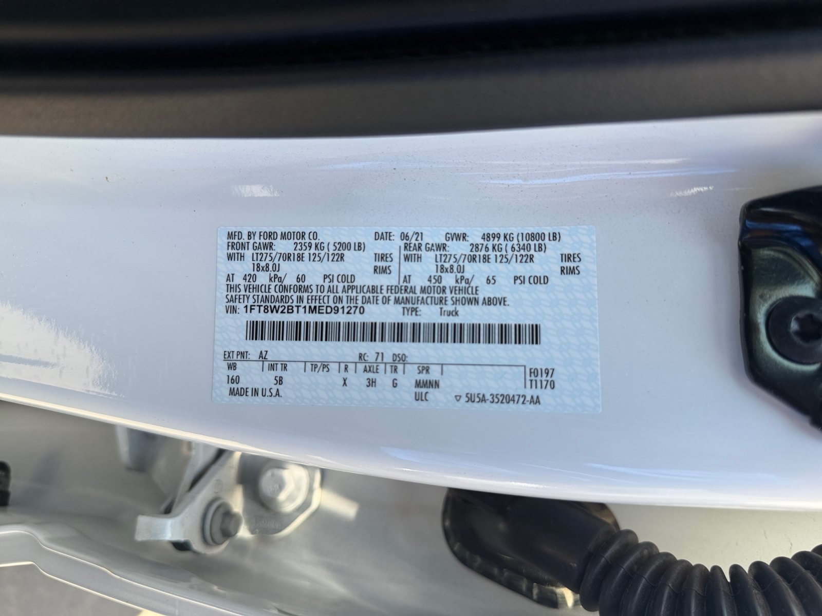 Certified 2021 Ford F250 Lariat w/ Lariat Value Package AWD/4WD image 34