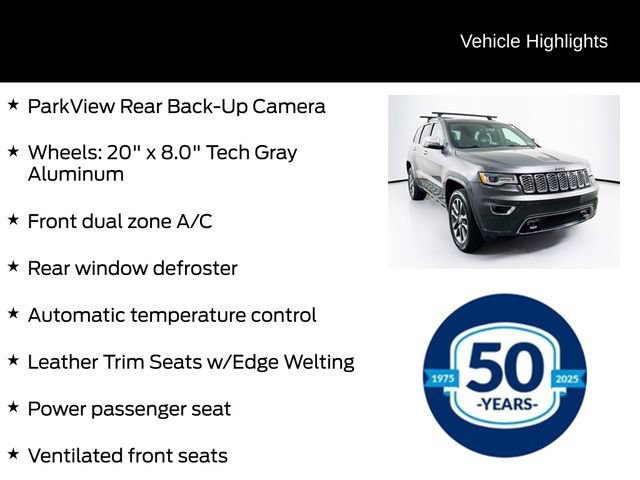 Used 2017 Jeep Grand Cherokee Overland image 11