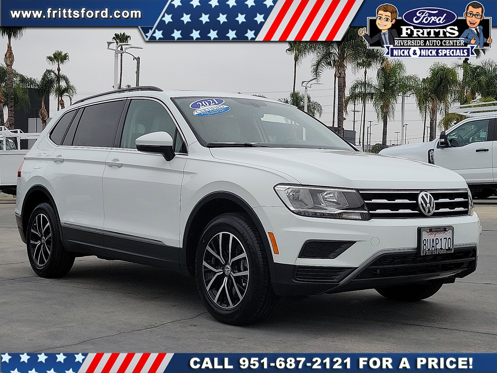 Used 2021 Volkswagen Tiguan SE w/ Panoramic Sunroof Package FWD image 21
