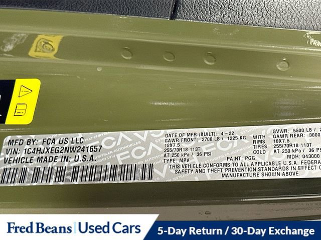 Used 2022 Jeep Wrangler Unlimited Sahara w/ Cold Weather Group image 37