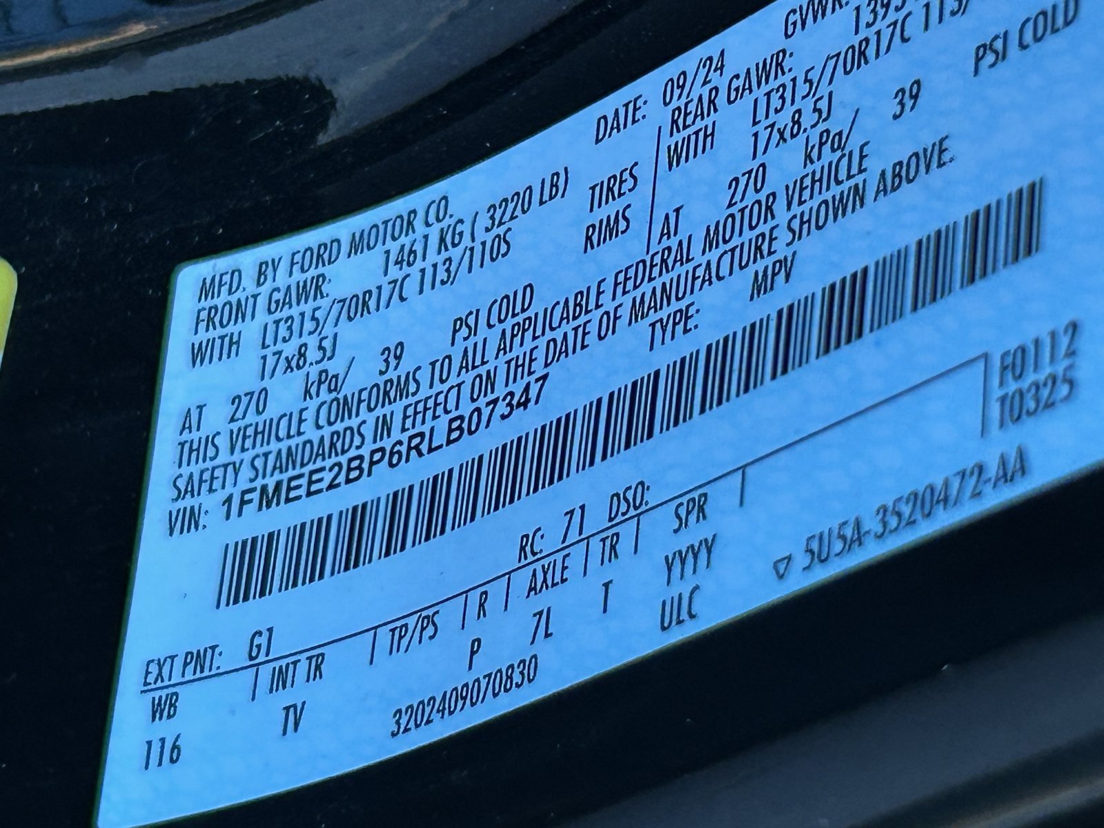 Certified 2024 Ford Bronco Wildtrak AWD/4WD image 7