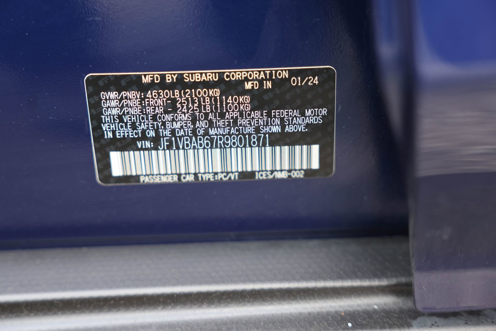 Used 2024 Subaru WRX AWD/4WD image 40