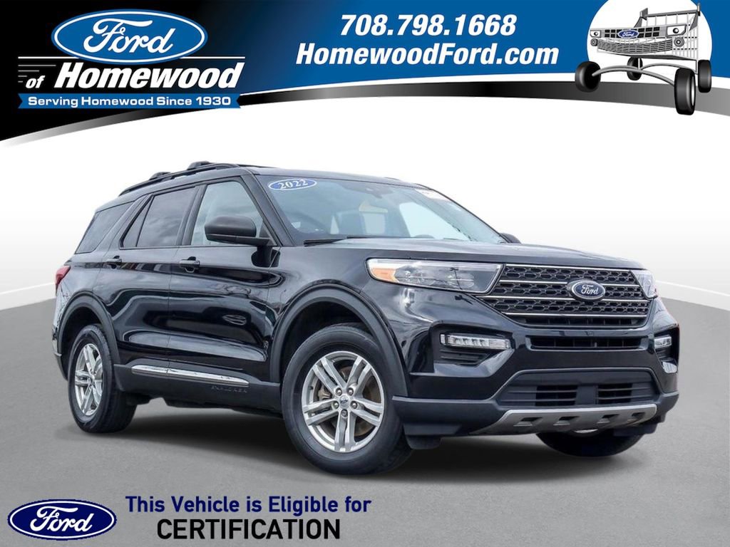 Certified 2022 Ford Explorer XLT w/ Equipment Group 202A