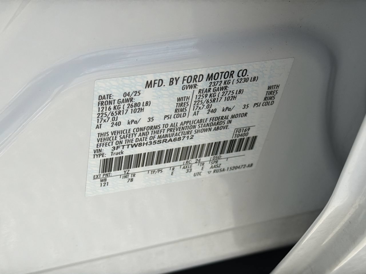 Certified 2025 Ford Maverick XLT FWD image 32