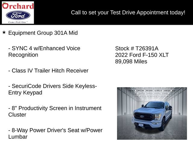 Certified 2022 Ford F150 XLT w/ Equipment Group 301A Mid AWD/4WD image 7
