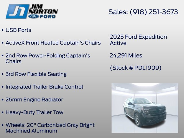 Certified 2025 Ford Expedition Active AWD/4WD image 18
