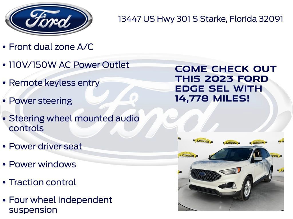 Certified 2023 Ford Edge SEL w/ Convenience Package image 27