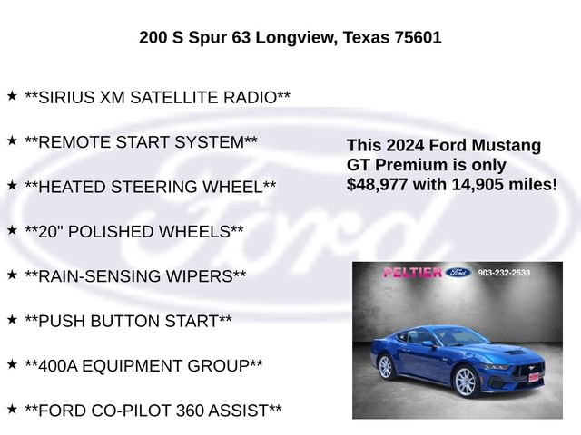 Certified 2024 Ford Mustang GT Premium RWD image 15