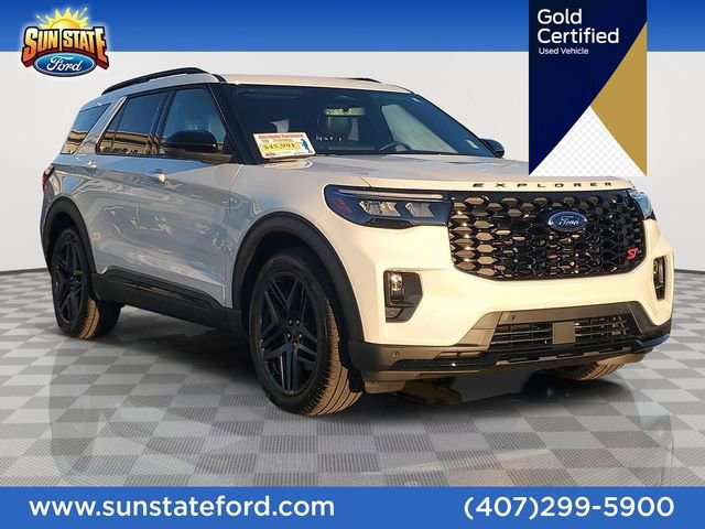 Certified 2025 Ford Explorer ST w/ Sun And Sound Package