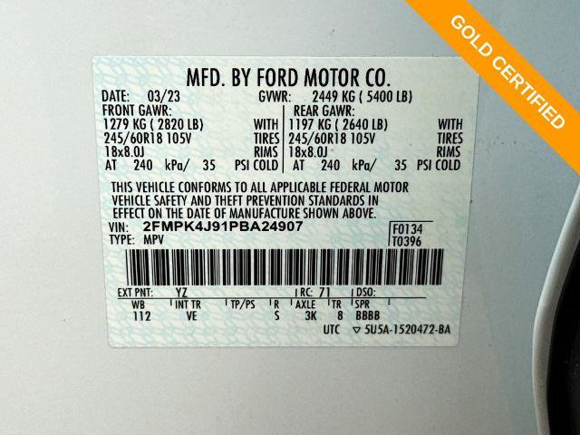 Certified 2023 Ford Edge SEL AWD/4WD image 23