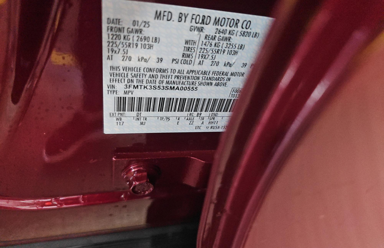 Certified 2025 Ford Mustang Mach-E Premium w/ Sport Appearance Package AWD/4WD image 15